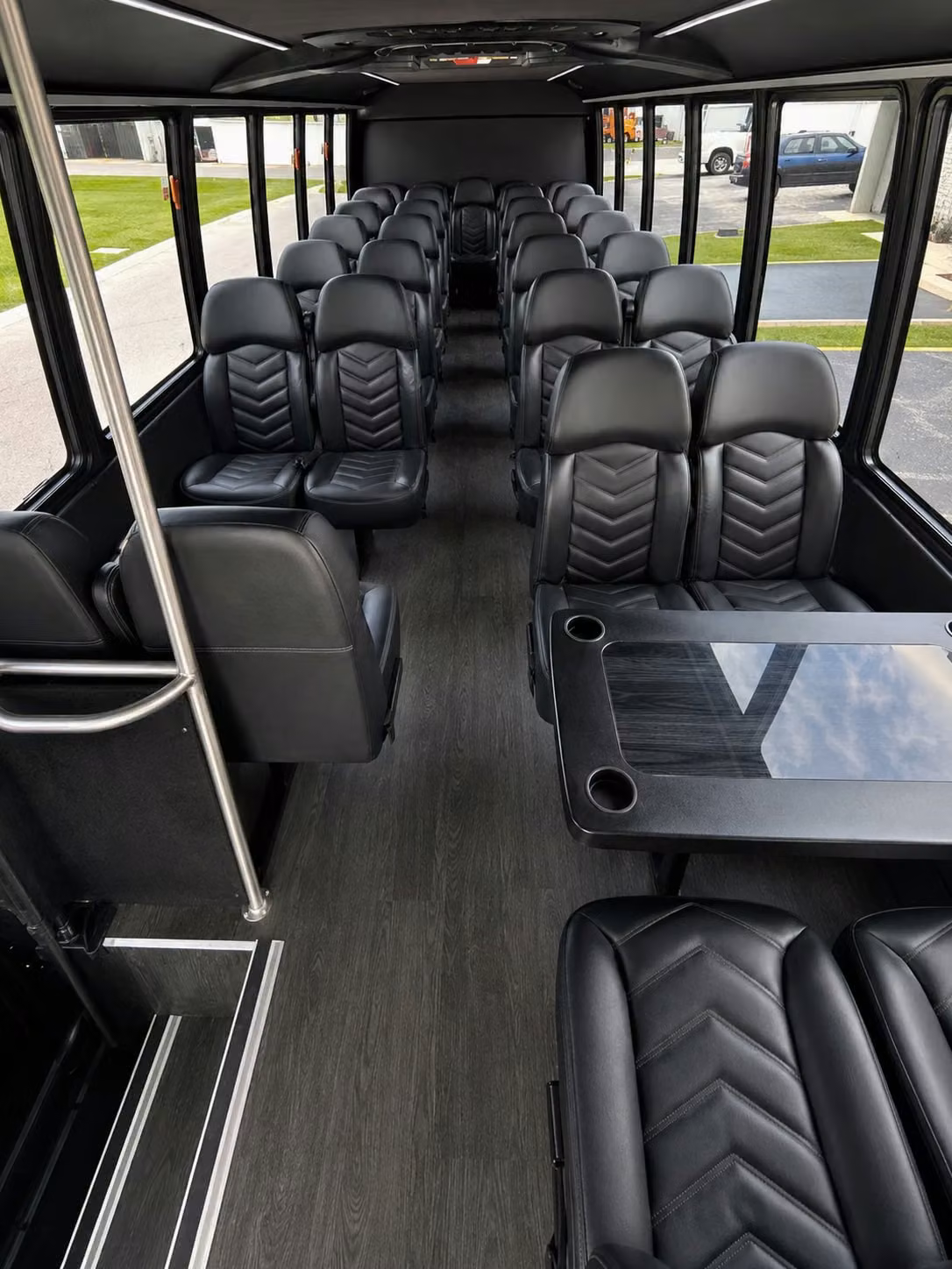 18 passenger minibus inside