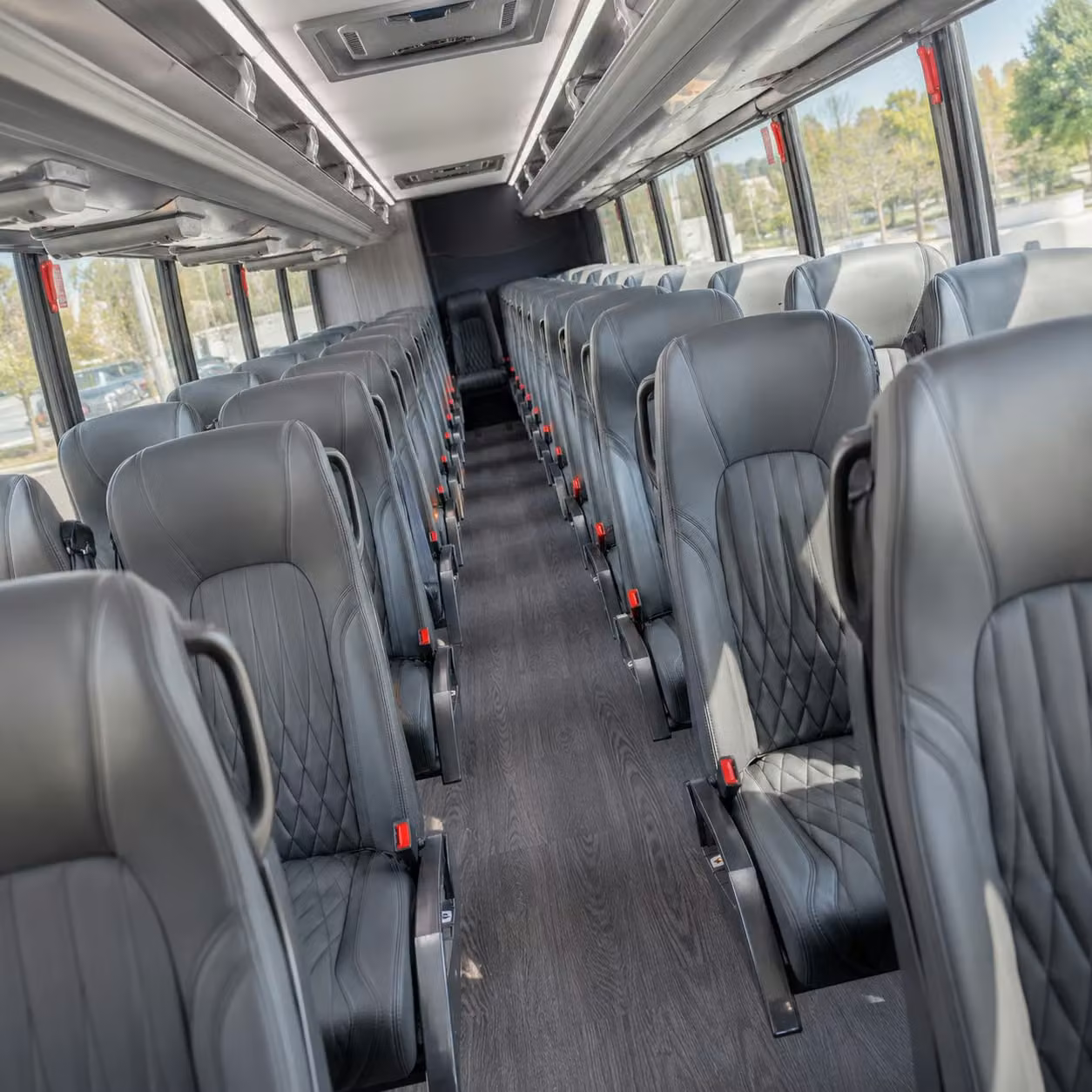 25 passenger minibus interior