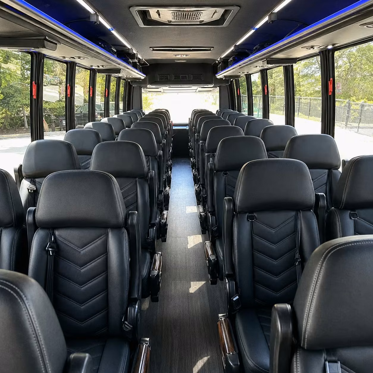30 passenger minibus inside