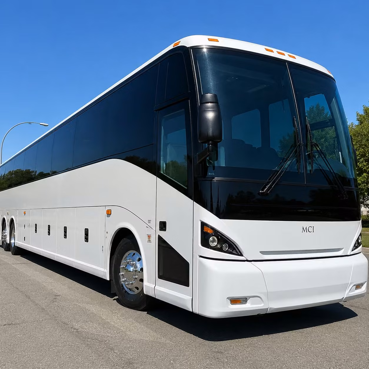 56 passenger charter bus