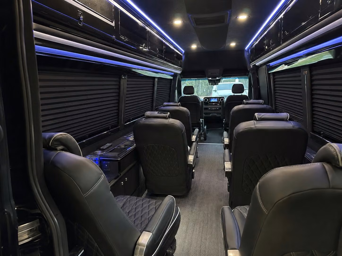 bridal party transportation and sprinter van rentals in westminster