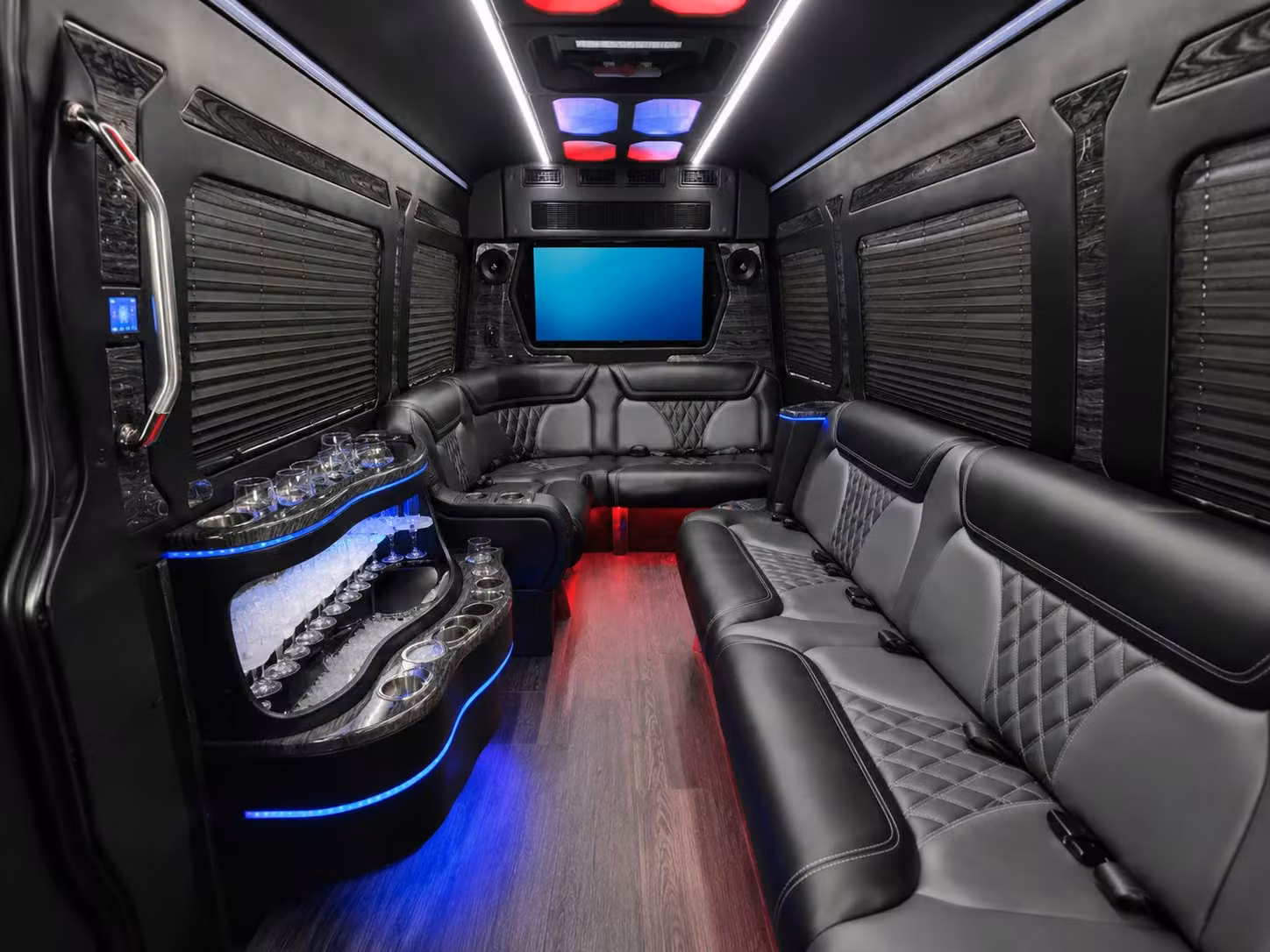 corporate event bus rentals for westminster business dinners and team building events