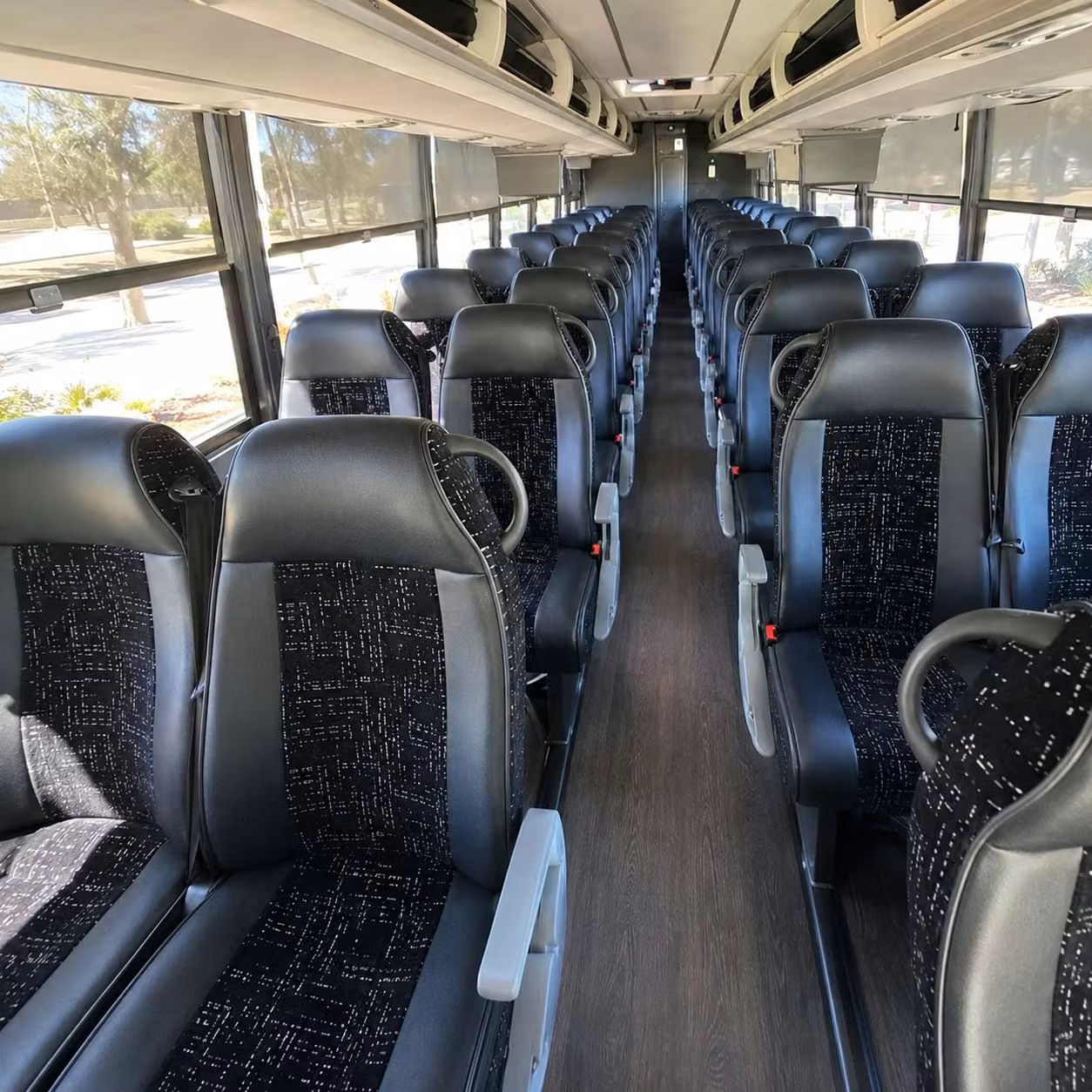 westminster charter bus interior