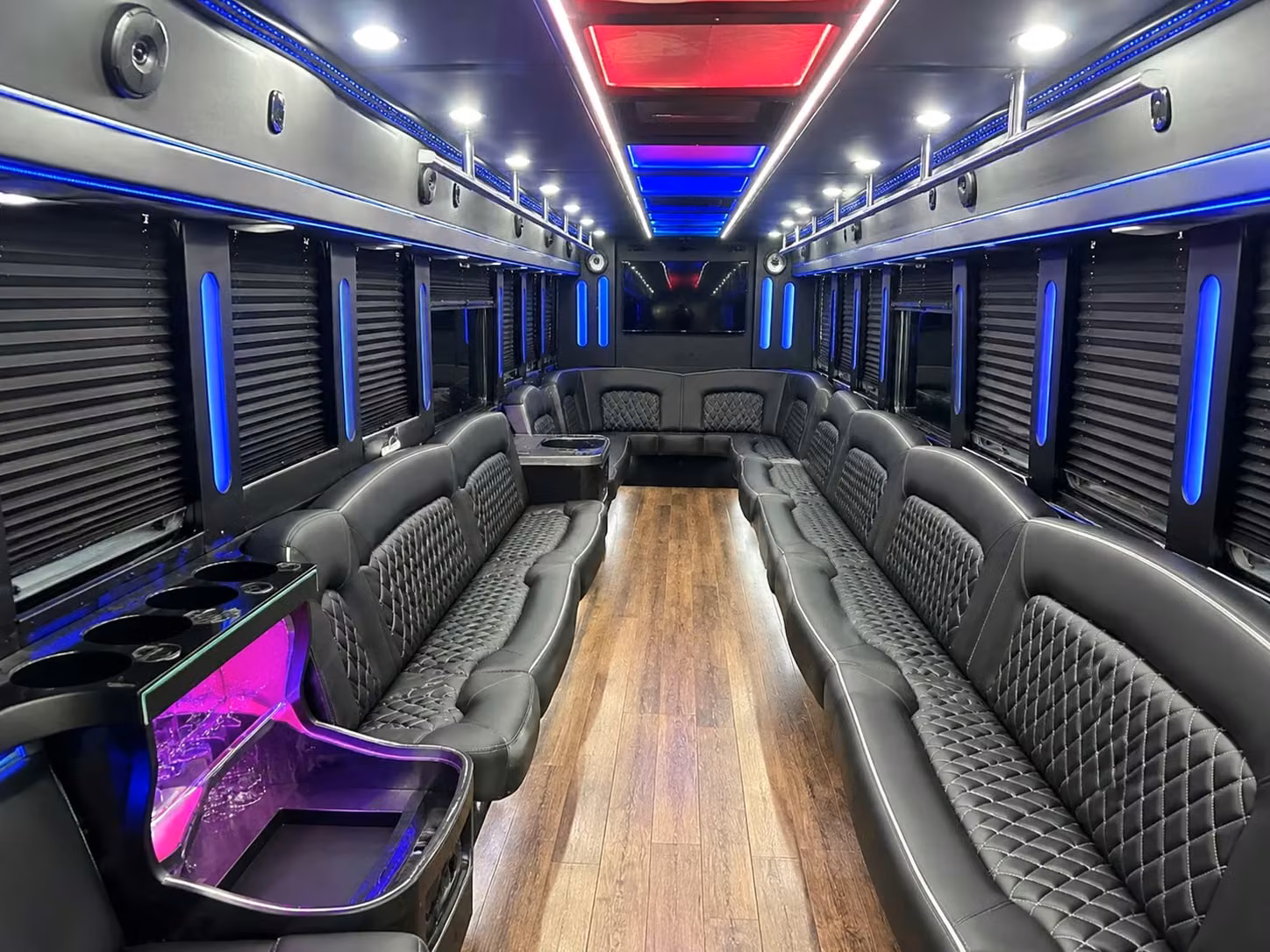 westminster prom groups love party buses with the full experience on board
